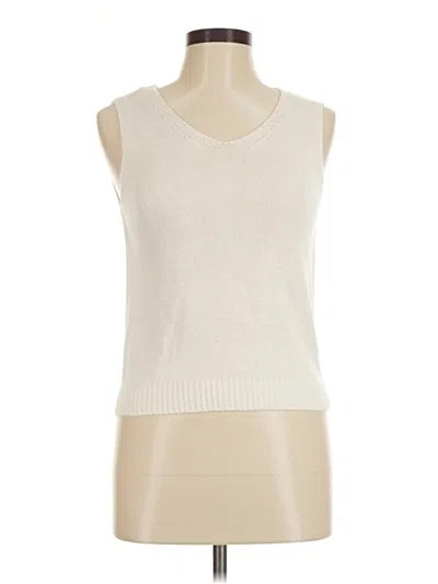 Pre-owned Assorted Brands Sweater Vest In Ivory