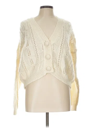Pre-owned Assorted Brands Sweater Vest In Ivory