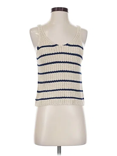 Pre-owned Assorted Brands Sweater Vest In Ivory