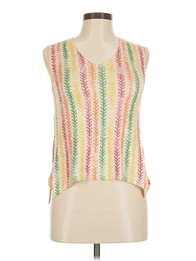 Pre-owned Assorted Brands Sweater Vest In Orange