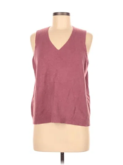 Pre-owned Assorted Brands Sweater Vest In Pink