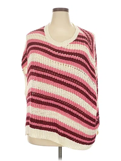 Pre-owned Assorted Brands Sweater Vest In Pink