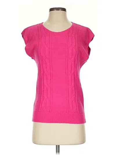 Pre-owned Assorted Brands Sweater Vest In Pink