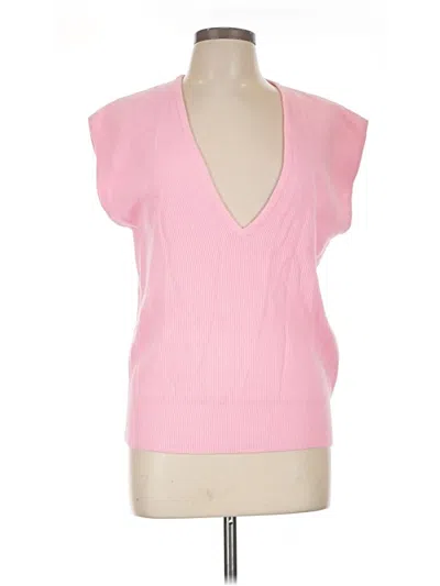 Pre-owned Assorted Brands Sweater Vest In Pink