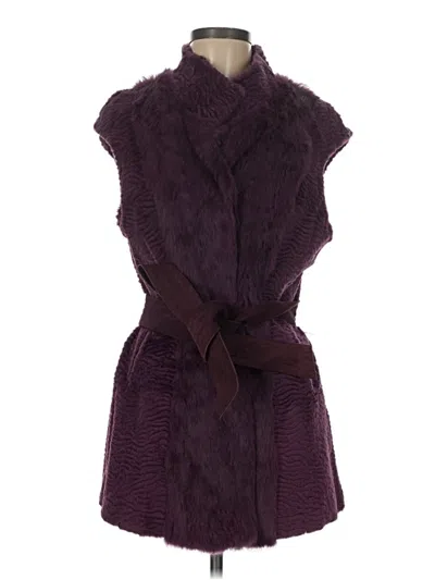 Pre-owned Assorted Brands Sweater Vest In Purple
