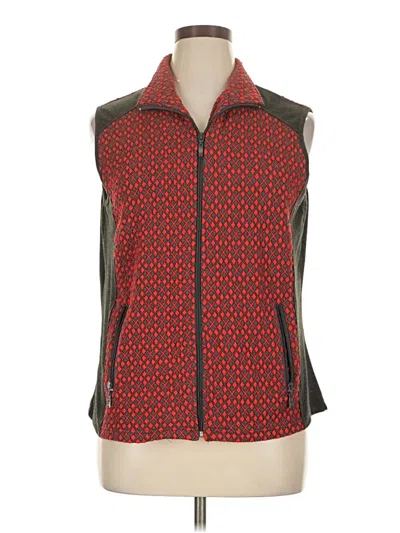 Pre-owned Assorted Brands Sweater Vest In Red