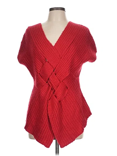 Pre-owned Assorted Brands Sweater Vest In Red