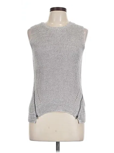 Pre-owned Assorted Brands Sweater Vest In Silver