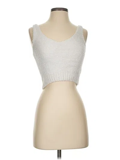 Pre-owned Assorted Brands Sweater Vest In Silver