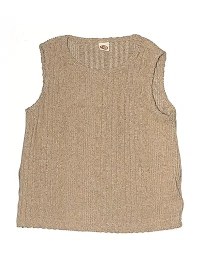 Pre-owned Assorted Brands Kids' Sweater Vest In Tan