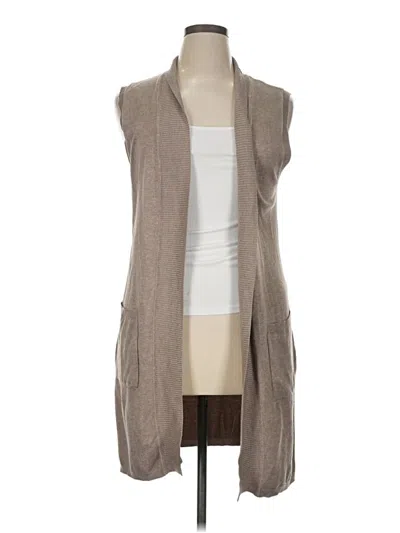 Pre-owned Assorted Brands Sweater Vest In Tan