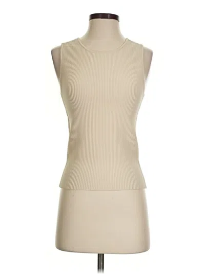 Pre-owned Assorted Brands Sweater Vest In Tan