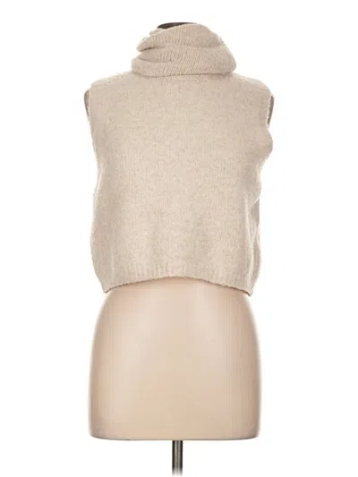 Pre-owned Assorted Brands Sweater Vest In Tan