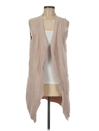 Pre-owned Assorted Brands Sweater Vest In Tan