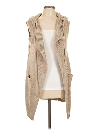 Assorted Brands Sweater Vest In Tan
