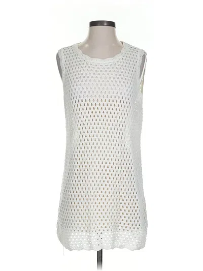 Pre-owned Assorted Brands Sweater Vest In White