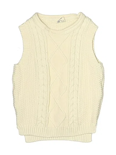 Pre-owned Assorted Brands Kids' Sweater Vest In White
