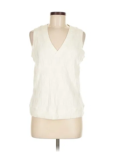 Pre-owned Assorted Brands Sweater Vest In White