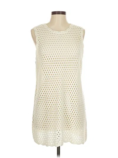 Pre-owned Assorted Brands Sweater Vest In White