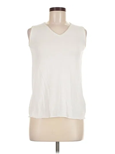Pre-owned Assorted Brands Sweater Vest In White