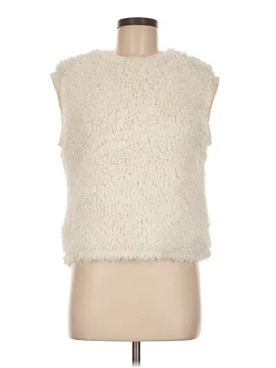 Pre-owned Assorted Brands Sweater Vest In White