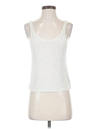 Pre-owned Assorted Brands Sweater Vest In White