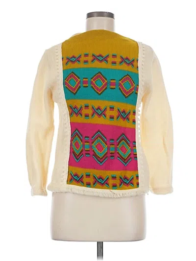Pre-owned Assorted Brands Sweater Vest In Yellow