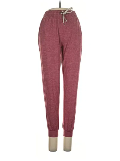 Pre-owned Assorted Brands Sweatpants In Burgundy