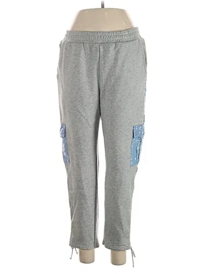 Pre-owned Assorted Brands Sweatpants In Gray