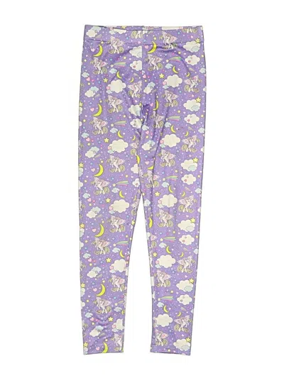 Pre-owned Assorted Brands Kids' Sweatpants In Purple