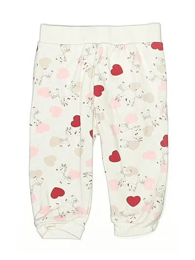 Pre-owned Assorted Brands Babies' Sweatpants In White