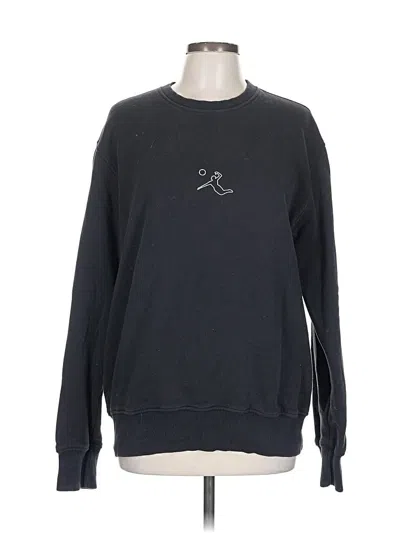 Pre-owned Assorted Brands Sweatshirt In Black