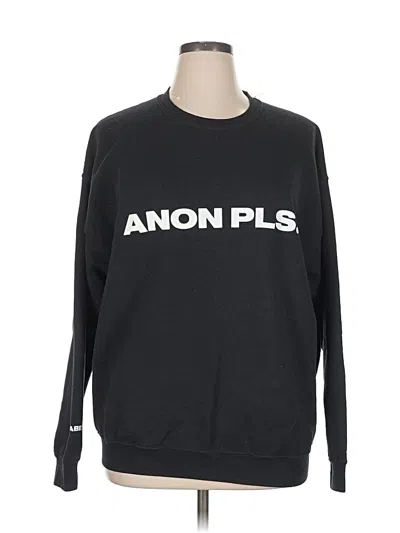 Pre-owned Assorted Brands Sweatshirt In Black