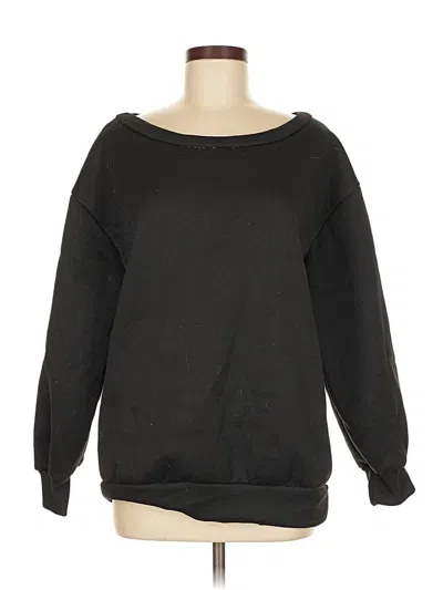 Pre-owned Assorted Brands Sweatshirt In Black