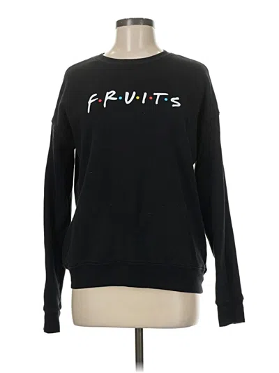 Pre-owned Assorted Brands Sweatshirt In Black
