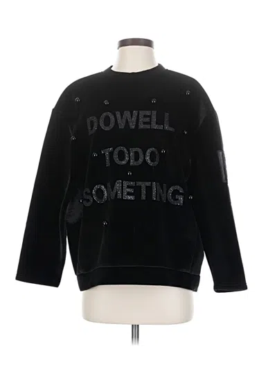 Pre-owned Assorted Brands Sweatshirt In Black