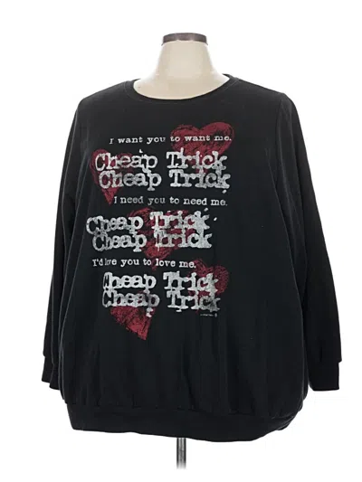 Pre-owned Assorted Brands Sweatshirt In Black