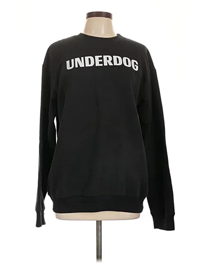 Pre-owned Assorted Brands Sweatshirt In Black