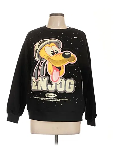Pre-owned Assorted Brands Sweatshirt In Black