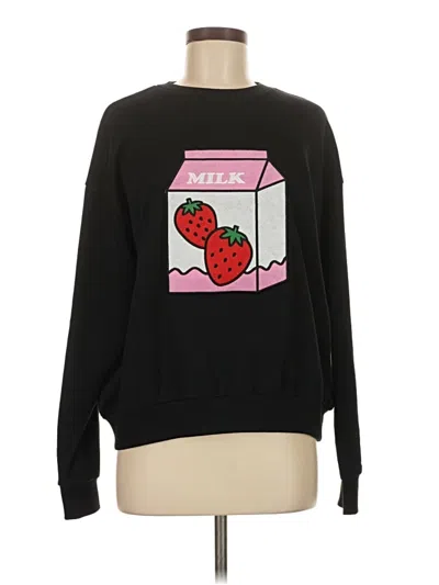 Pre-owned Assorted Brands Sweatshirt In Black