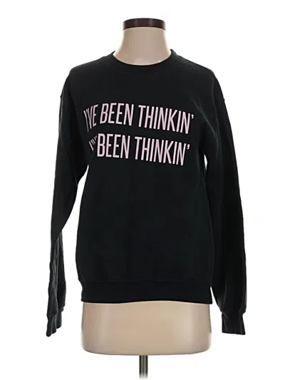 Pre-owned Assorted Brands Sweatshirt In Black