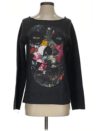 Pre-owned Assorted Brands Sweatshirt In Black