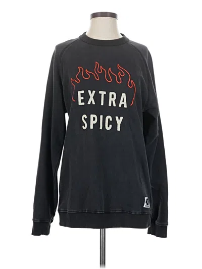 Pre-owned Assorted Brands Sweatshirt In Black