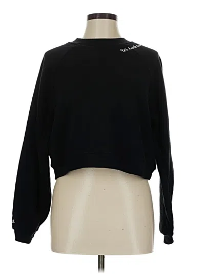 Pre-owned Assorted Brands Sweatshirt In Black