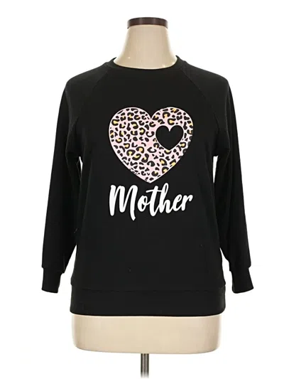 Pre-owned Assorted Brands Sweatshirt In Black