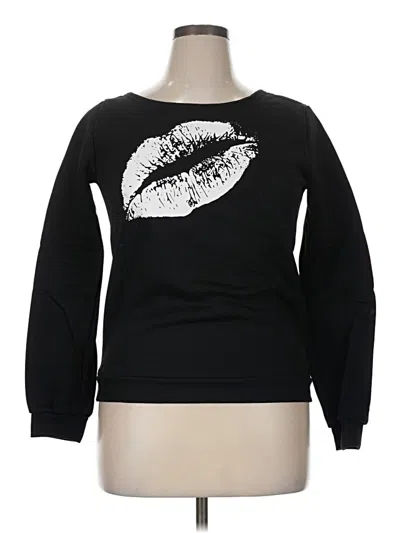 Pre-owned Assorted Brands Sweatshirt In Black