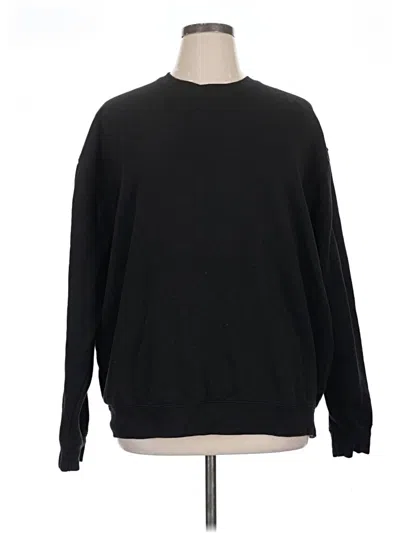 Pre-owned Assorted Brands Sweatshirt In Black