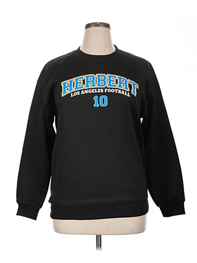 Pre-owned Assorted Brands Sweatshirt In Black