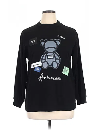 Pre-owned Assorted Brands Sweatshirt In Black