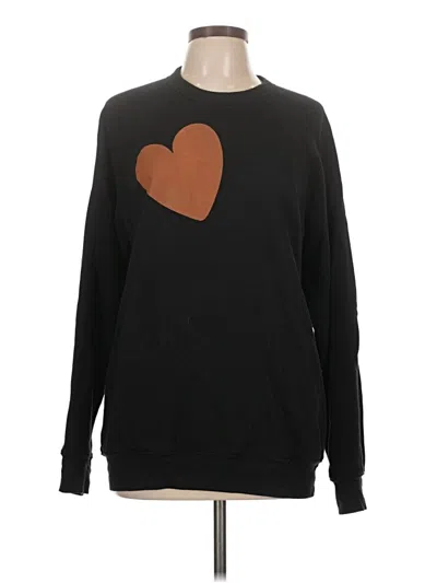Pre-owned Assorted Brands Sweatshirt In Black